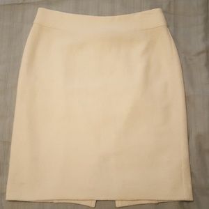 Banana Republic white skirt